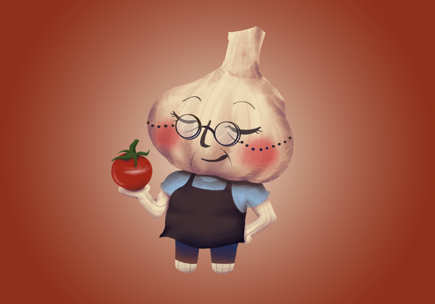 Nonna Marinara illustration.