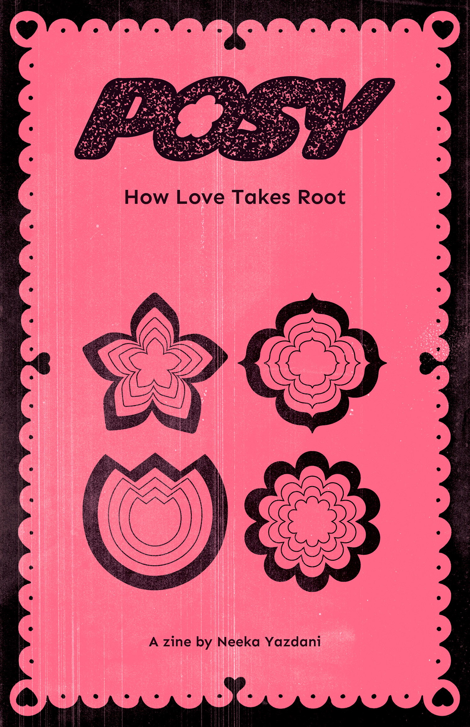 The cover of the POSY zine.